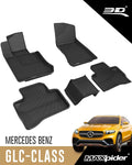 All-Weather Floor Mats Car Floor Liners 1st & 2nd Row Black E4907