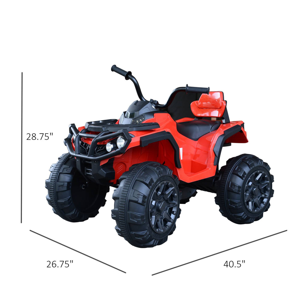 Kids Ride-On ATV Car with Headlights - Red D564