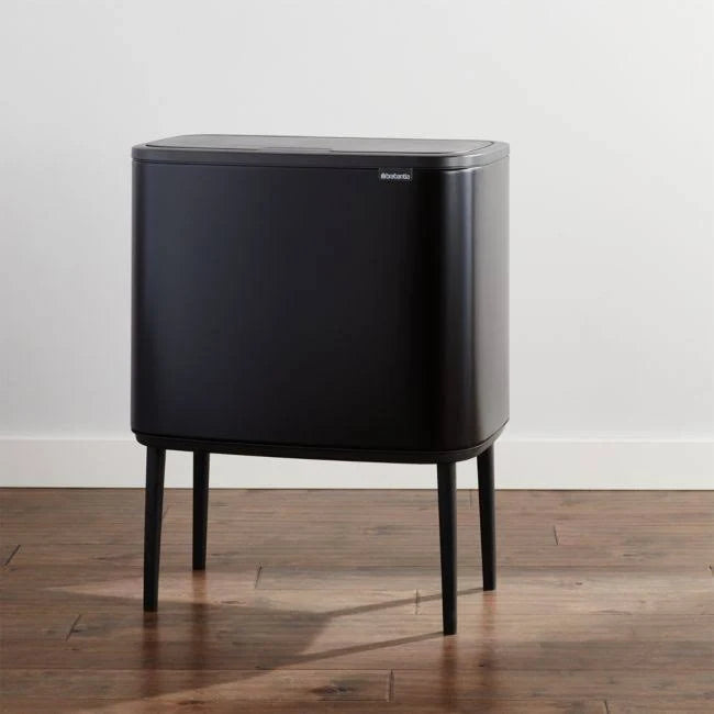 Black Trash Can F40926