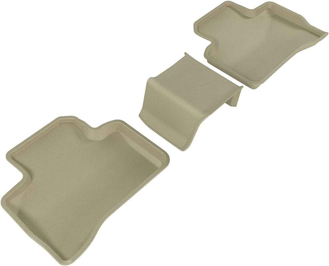 All-Weather Floor Mats Car Floor Liners 1st & 2nd Row Black E4907