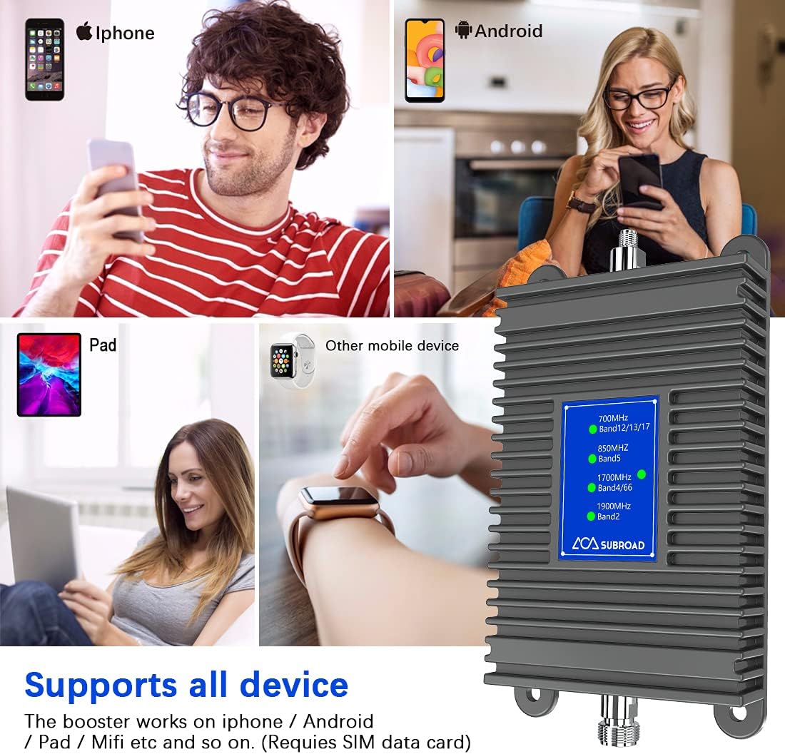 Cell Phone Signal Booster Gray C678