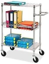 3-Tier Wire Rolling Cart L63938