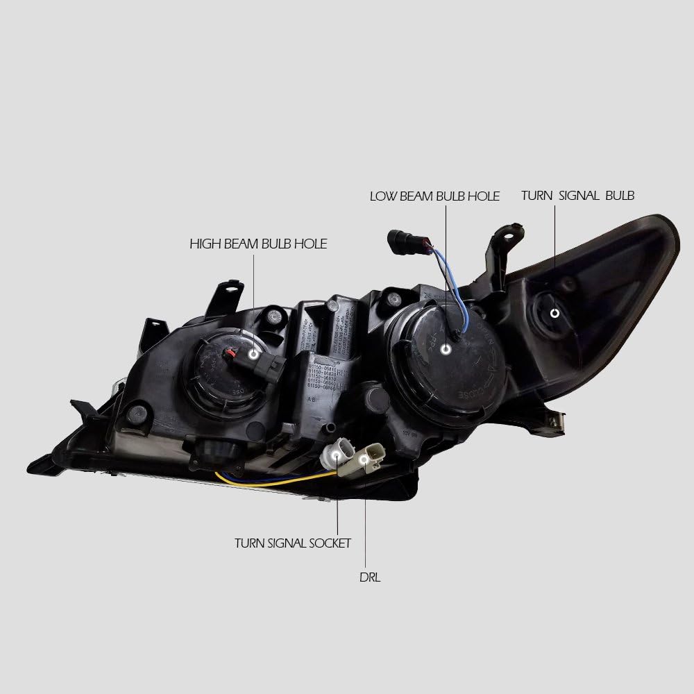 LED DRL Projector Headlights R497