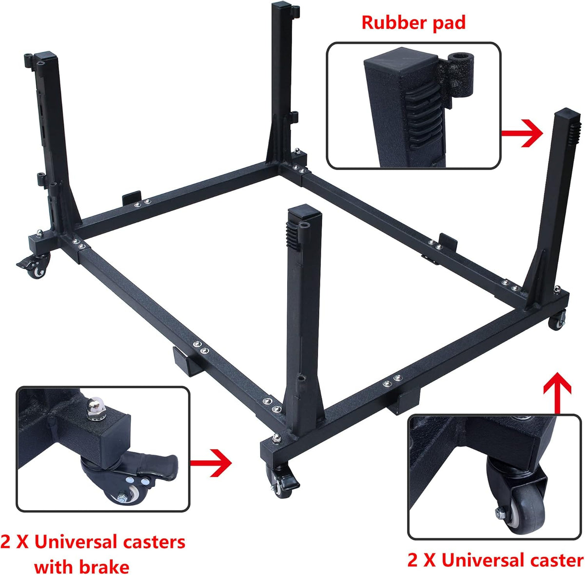 Black Door Hanger Storage Rack 40x35x23 inch F504