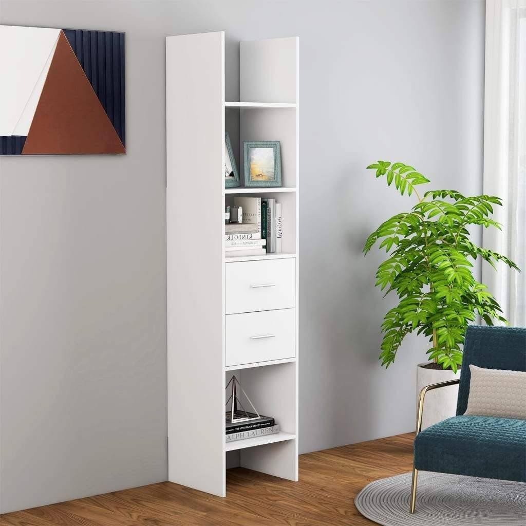 Gray Chipboard Book Cabinet D189