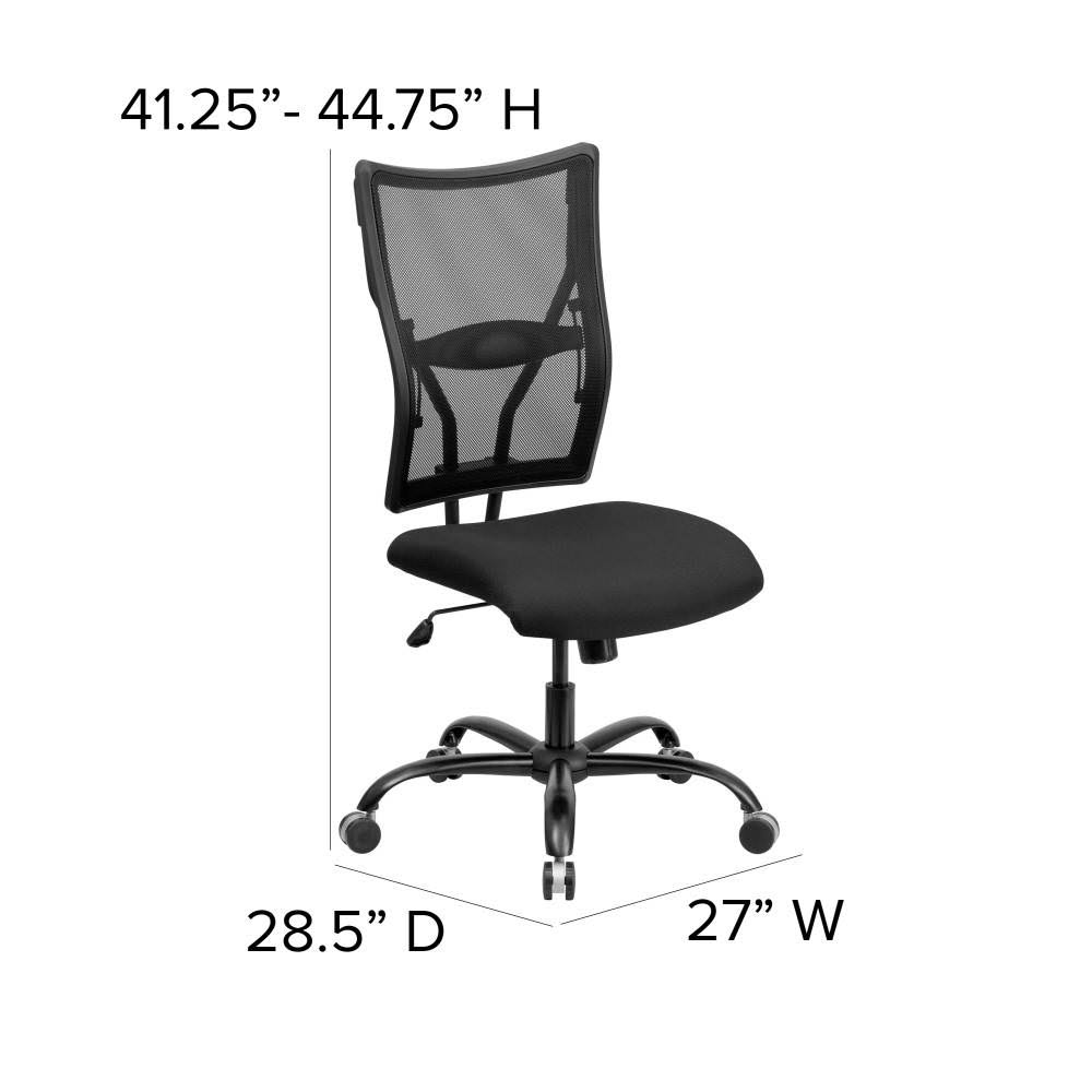 Big & Tall Black Mesh Executive Swivel Office Chair M741069