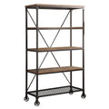 Brown Book Case with Shelves A5207