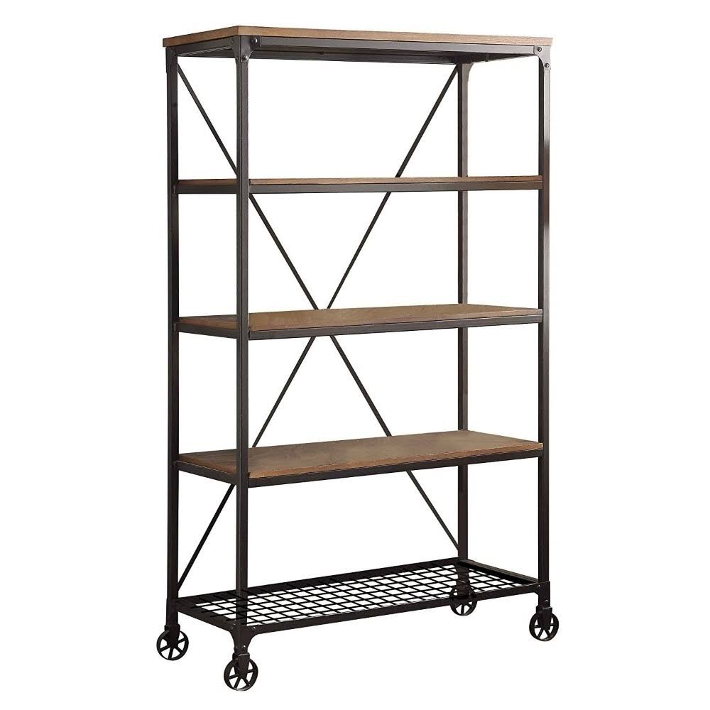 Brown Book Case with Shelves A5207