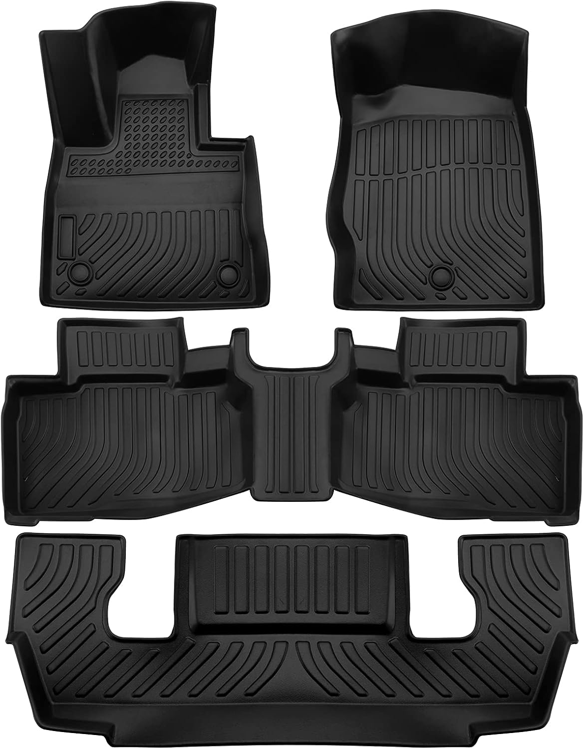 Black TPE Floor Mats Liners W858859