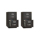Black 2 Drawer Letter File Cabinet with Lock G996398