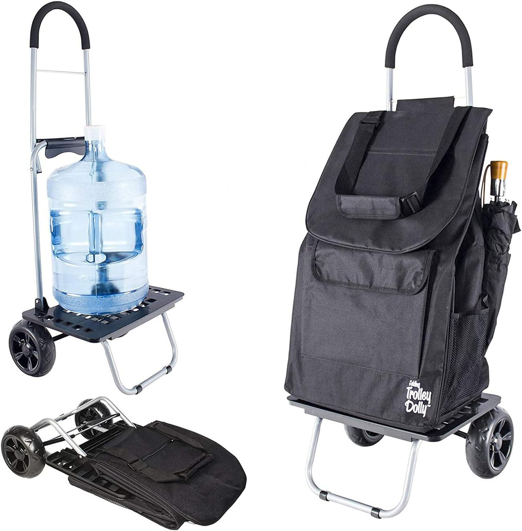 Brown Foldable Shopping Cart S884