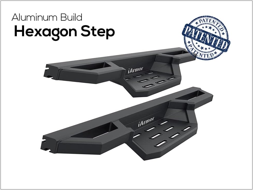 Running Boards Rocker Slider Compatible with Ram 1500 Regular Cab & Ram 2500 3500 T6033