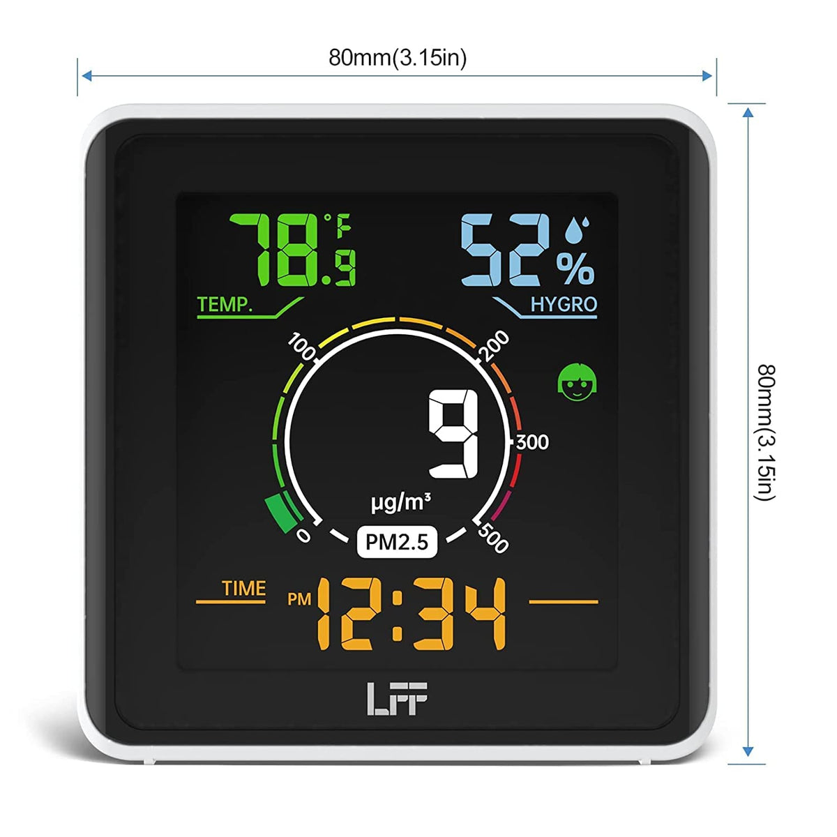 PM2.5 Temperature Humidity Monitor L579