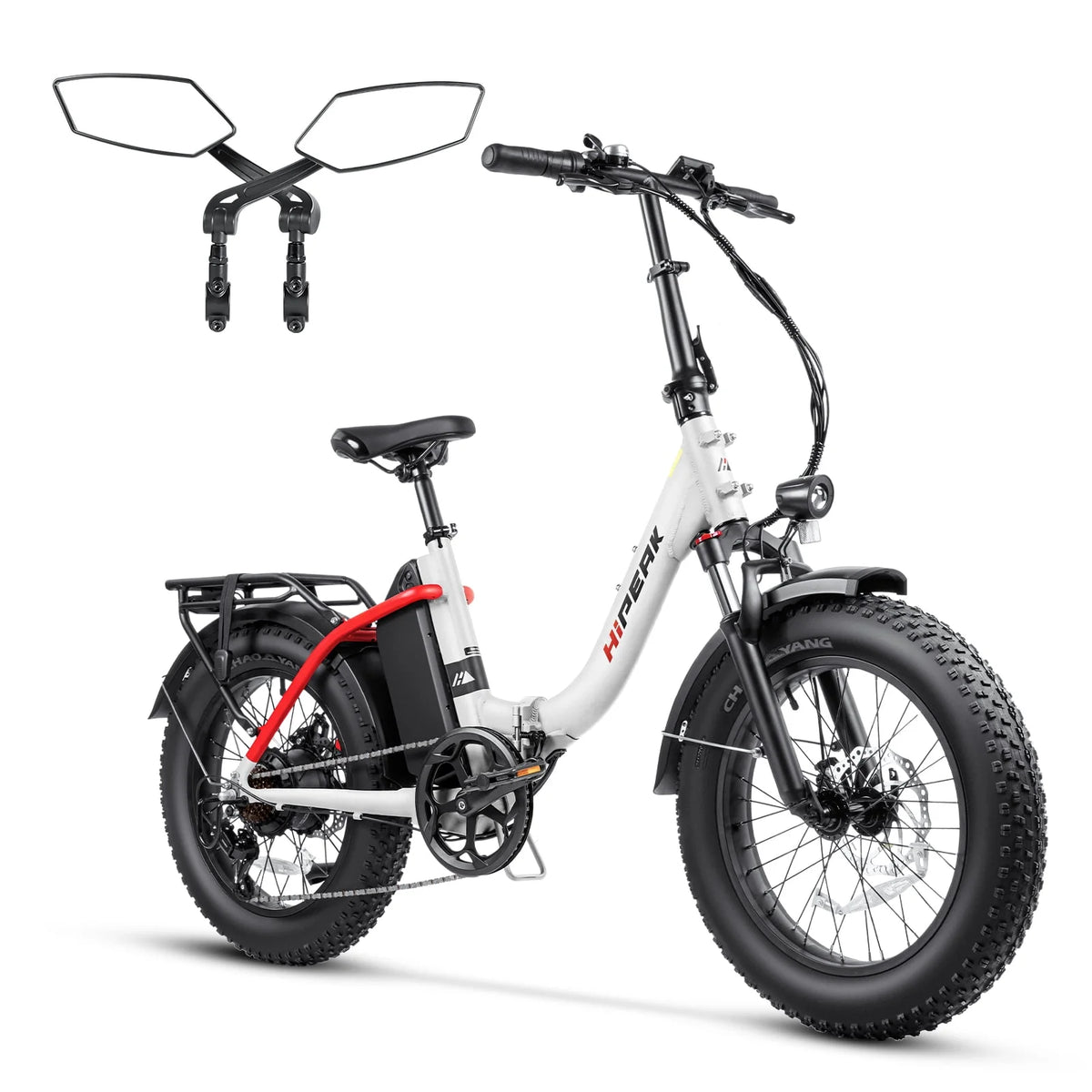 750W Folding Electric Bike 48V 15Ah 20 x 4.0 Fat Tire U600337
