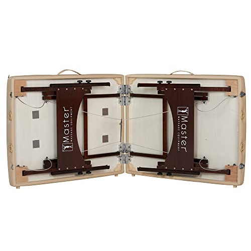 28" Portable Massage Table with Walnut Legs G695