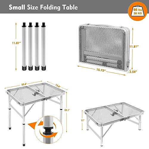 Small Black Folding Table U515684