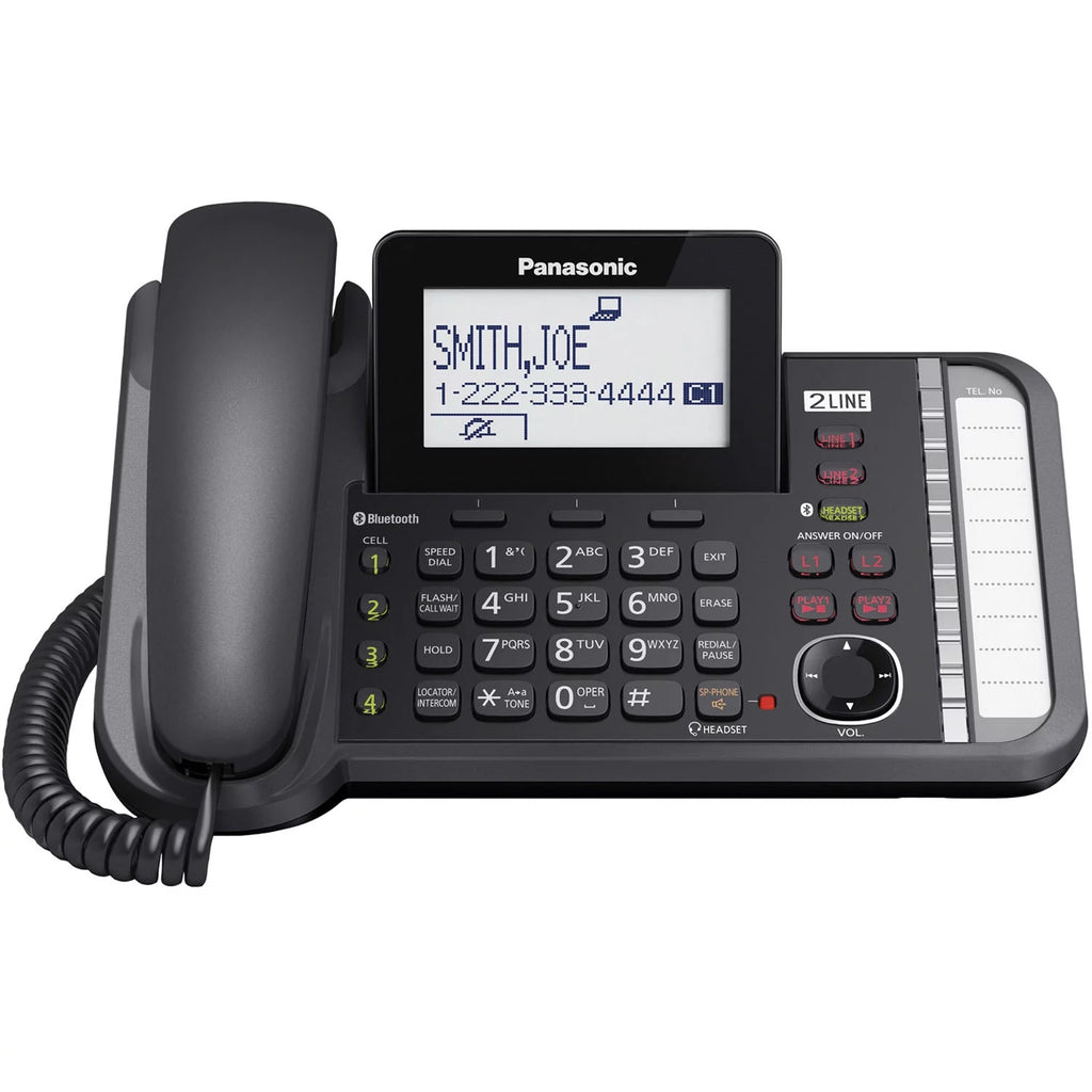 Black Cordless Phone with Answering Machine Q40046
