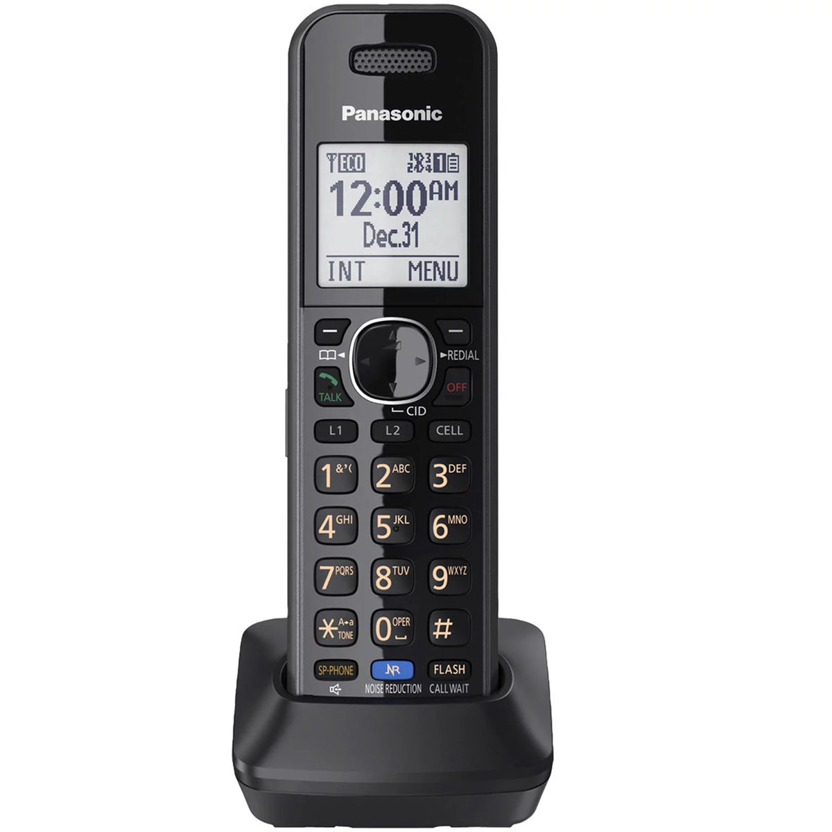 Black Cordless Phone with Answering Machine Q40046