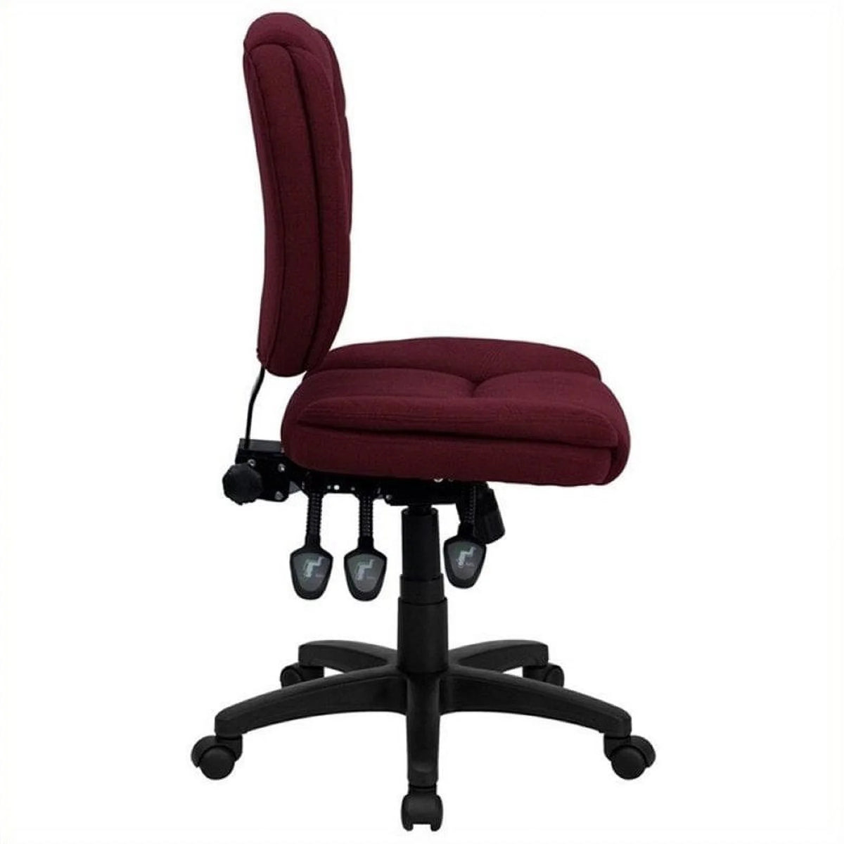 Burgundy Ergonomic Task Office Chair P1371