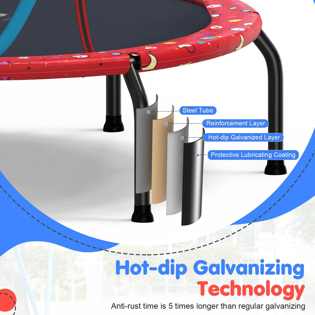 Small No-Gap Trampoline with Basketball Hoop O59769