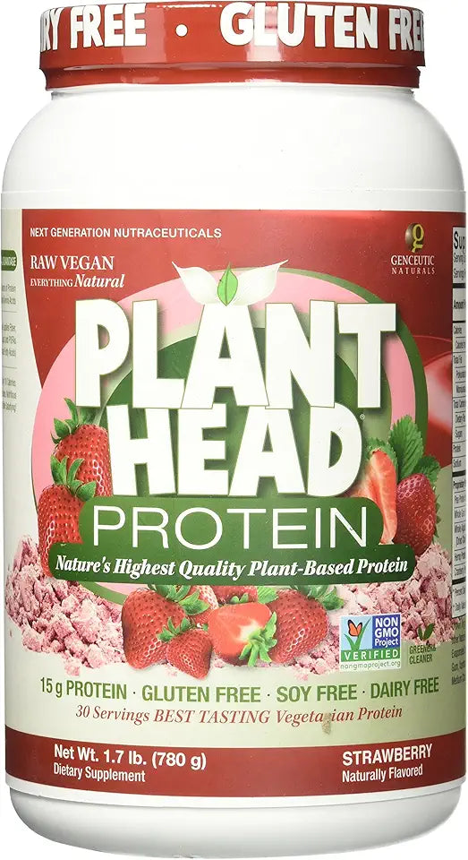 Strawberry Vegan Protein Dietary Supplement 30 Servings W9146