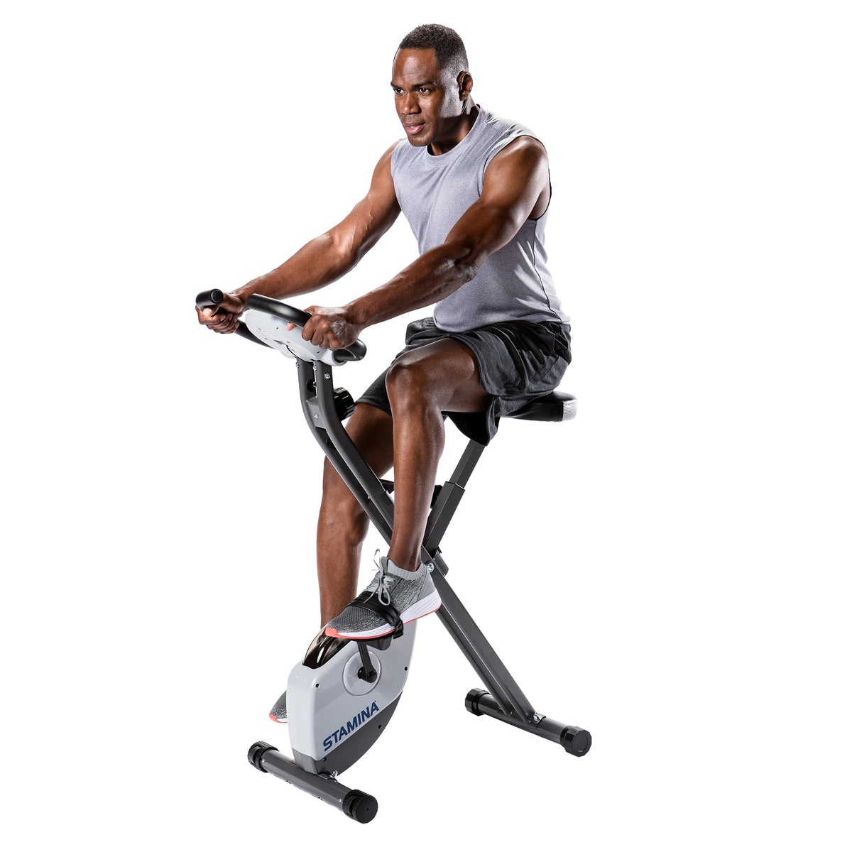 Folding Exercise Bike with Heart Rate Sensors N128713