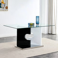 Rectangular Glass Dining Table for 6-8 J309