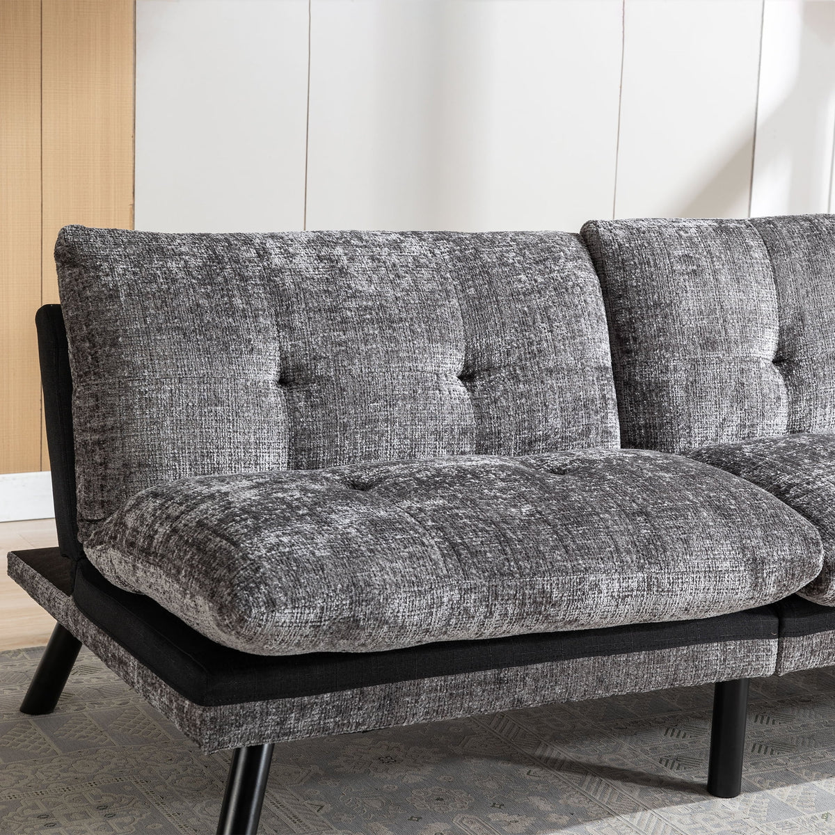Grey Convertible Sofa Bed J303632