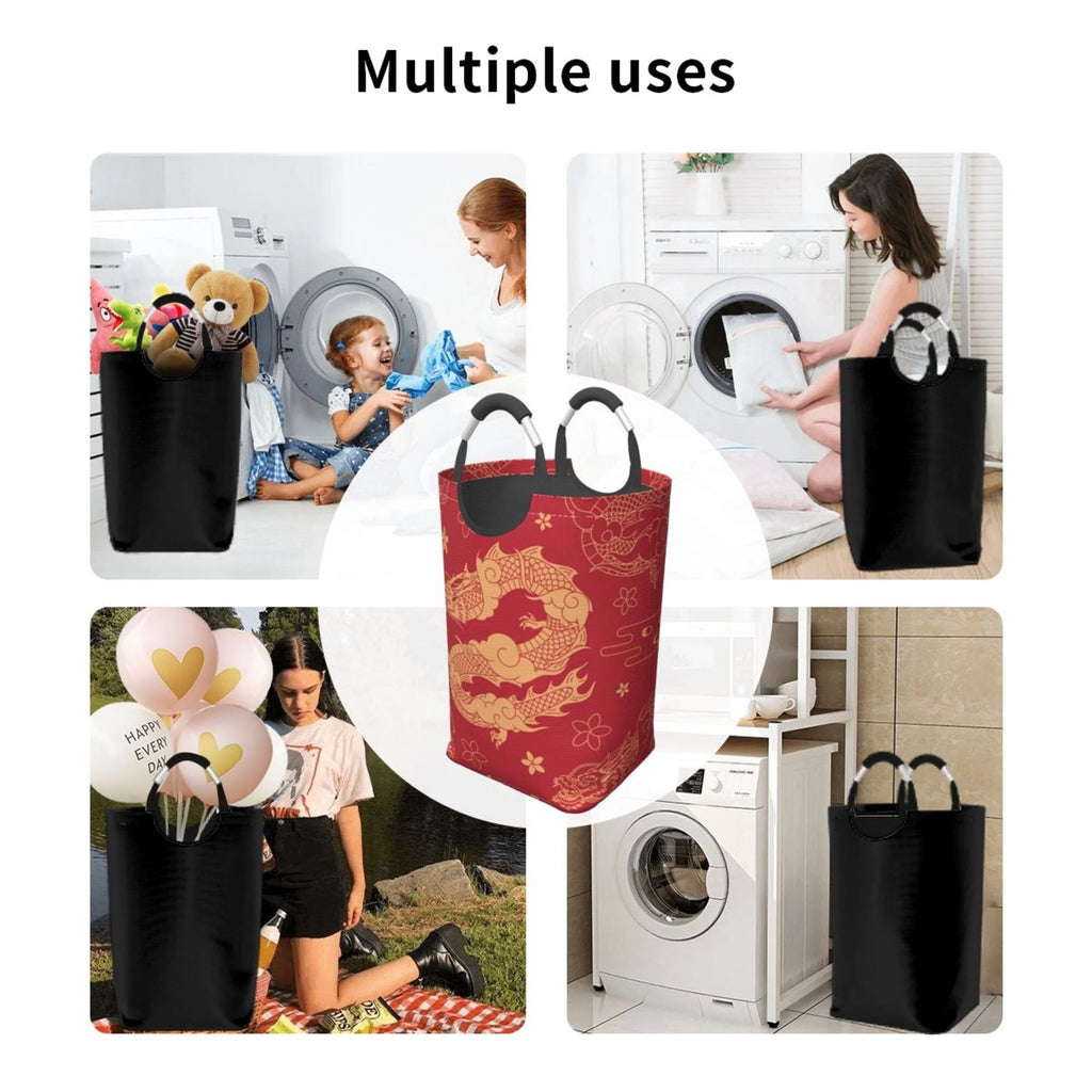 50L Rectangular Waterproof Foldable Laundry Hamper W597395