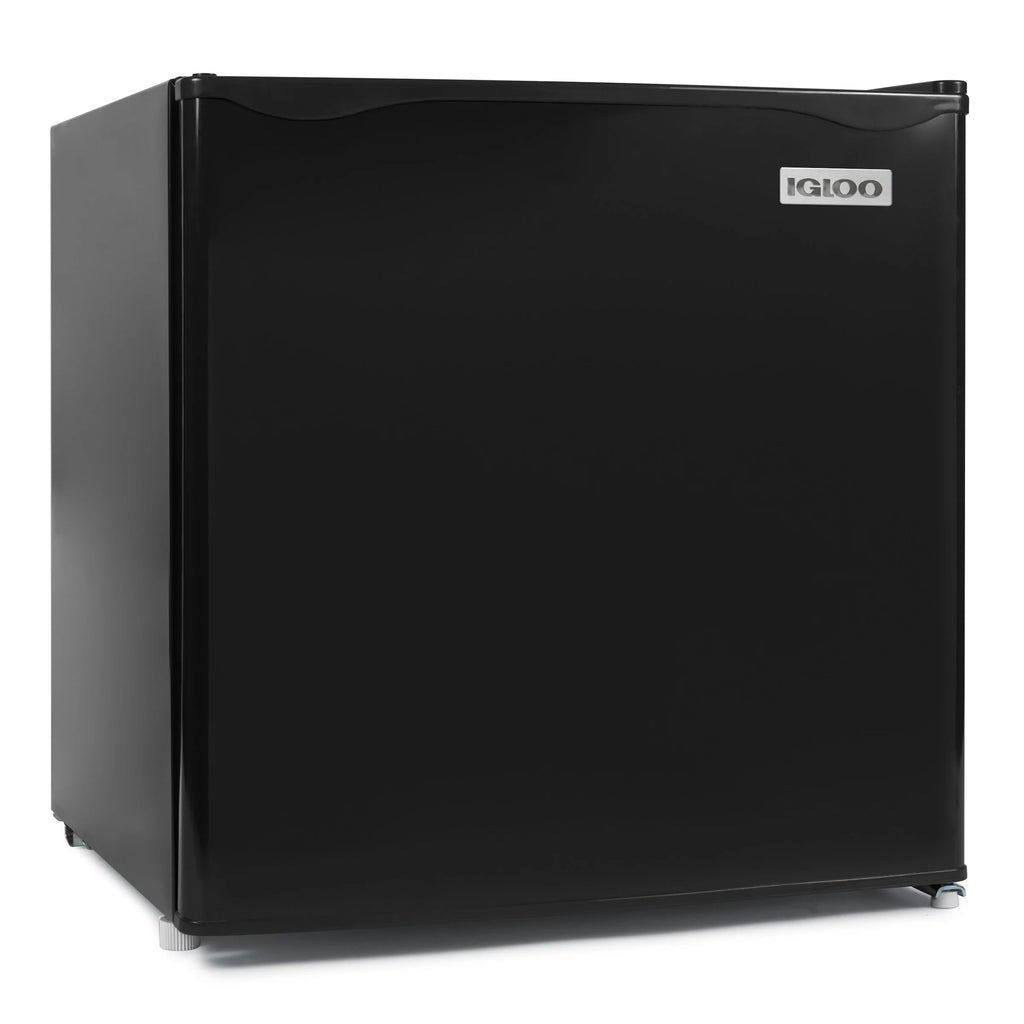 1.6 Cu Ft Black Refrigerator Freezer D329