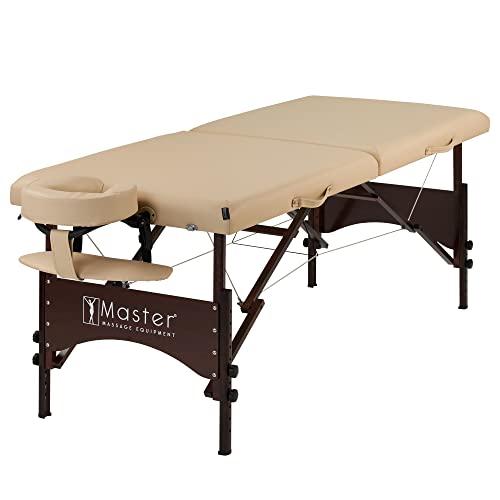 28" Portable Massage Table with Walnut Legs G695