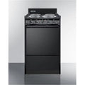 20 in. Wide Electric Range with Lower Storage Compartment, Black F358