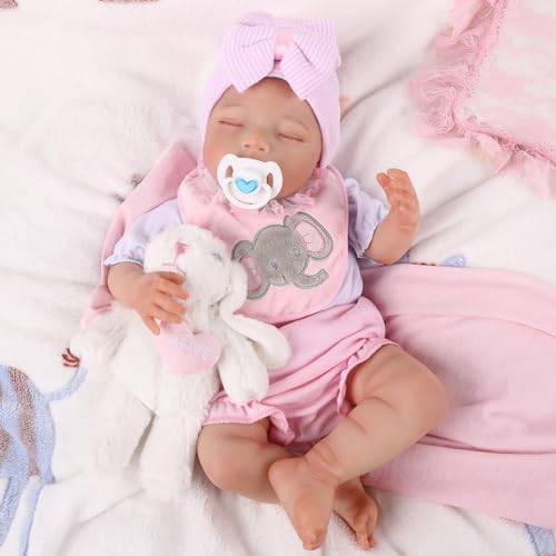17-Inch Soft Body Realistic Newborn Baby Dolls with Toy Accessories X929