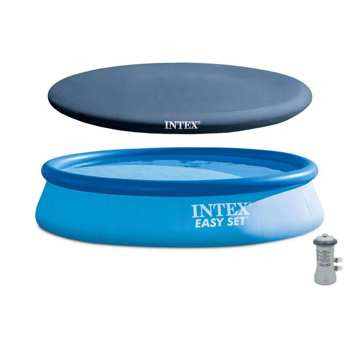 13' x 32 Above Ground Swimming Pool with Filter Pump & Cover D8805