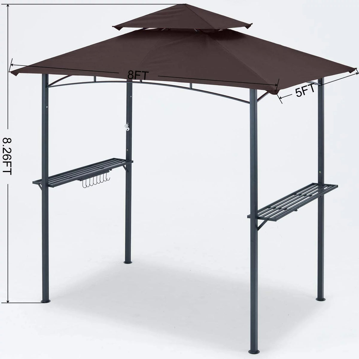 8'x 5' Grill Gazebo with LED Light P474042