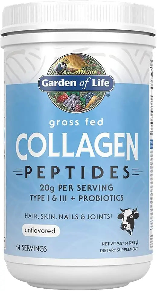Unflavored Hydrolyzed Collagen Peptides Powder 14 Servings J304