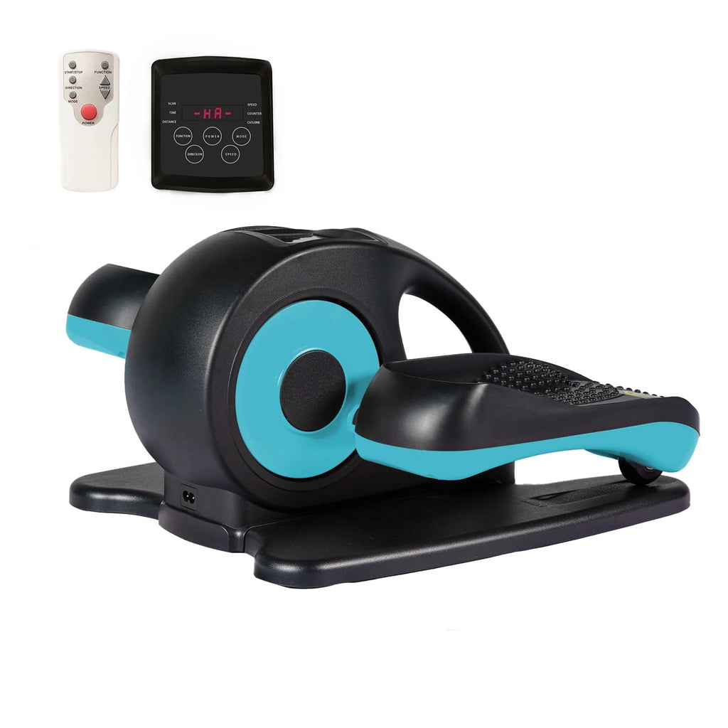 Under Desk Elliptical Machine Blue W1417