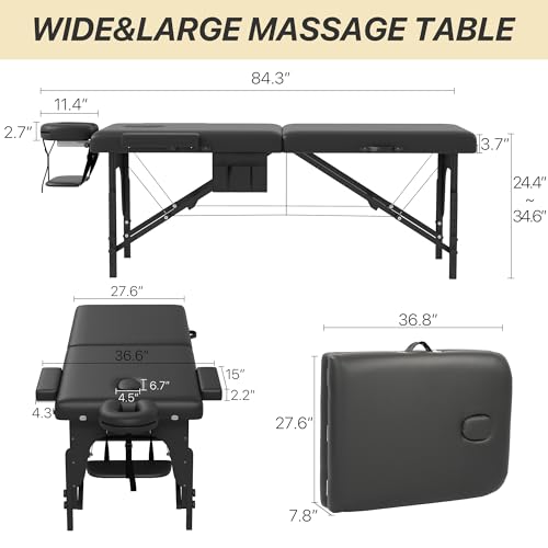 Memory Foam Portable Foldable Massage Table L666047