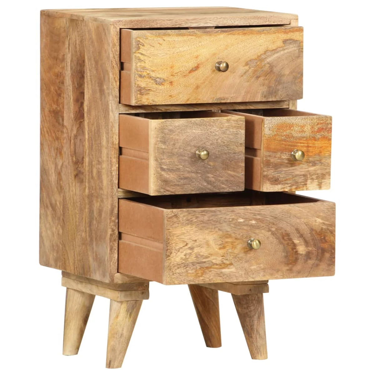 Bedside Cabinet Solid Mango Wood O315