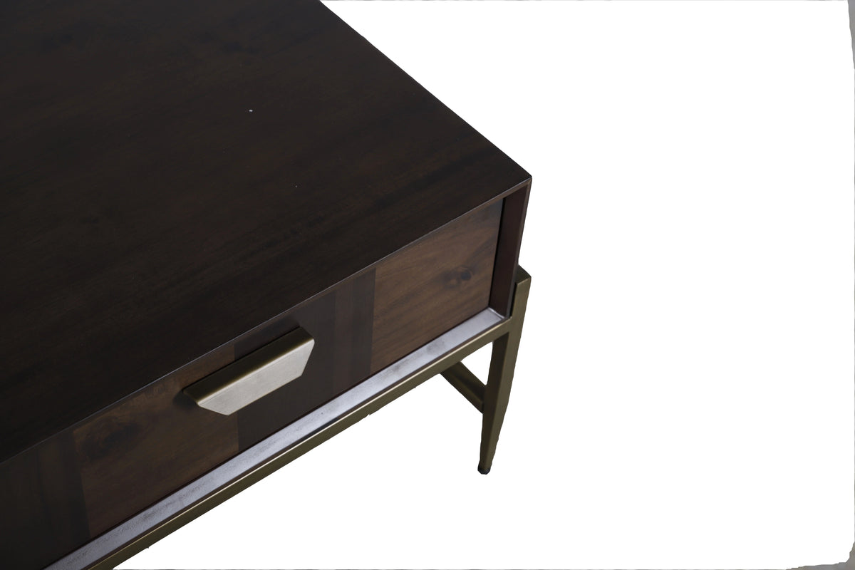 Modern Acacia Brass Coffee Table T478968