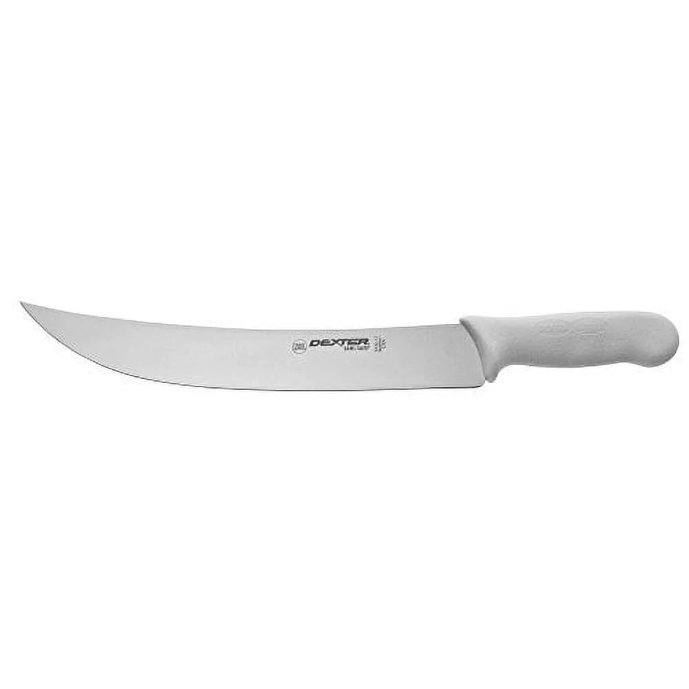 Stainless Steel Steak Knife with White Polypropylene Handle G652
