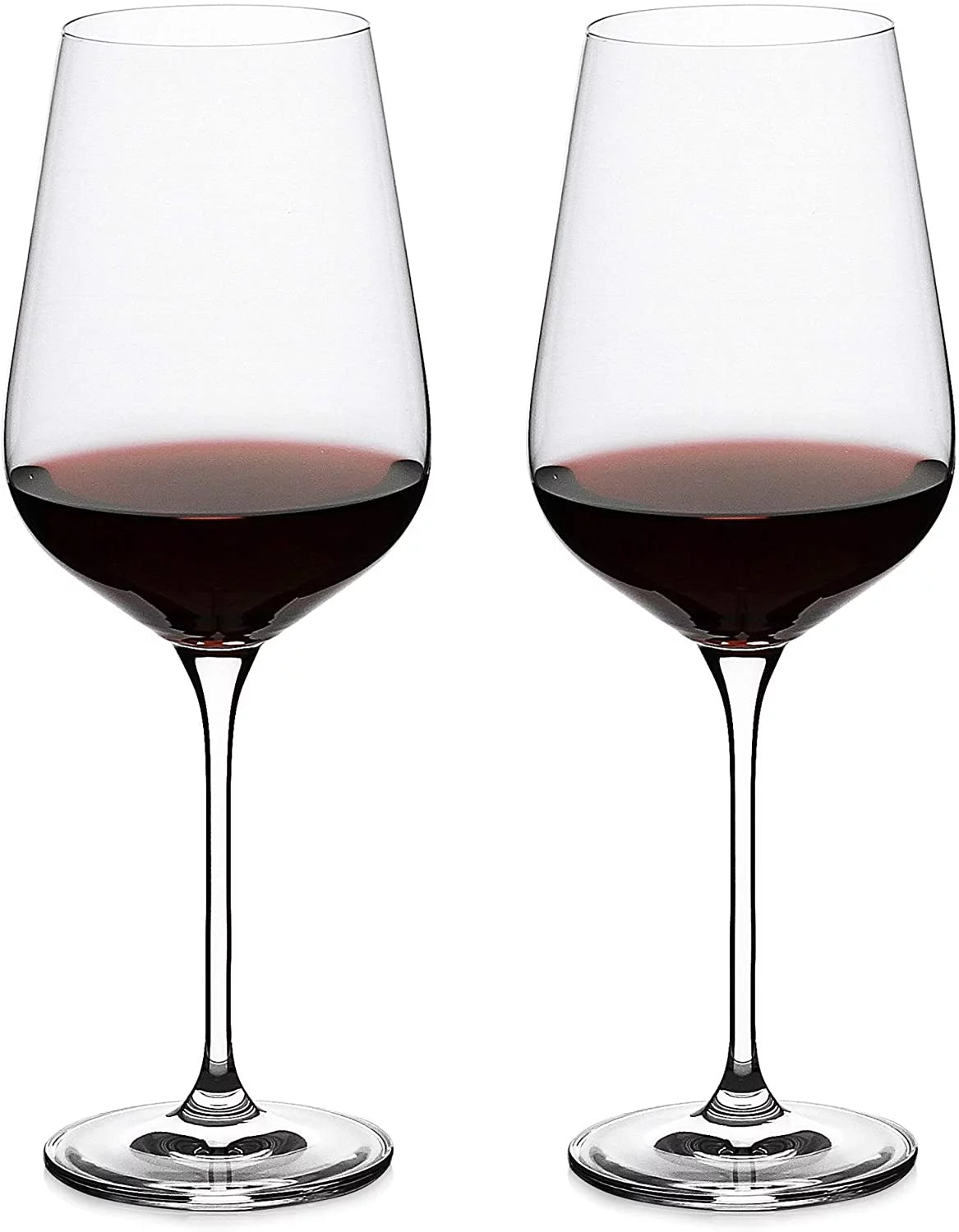 Clear 27 oz Long Stemmed Crystal Wine Glasses Set of 2 P3379