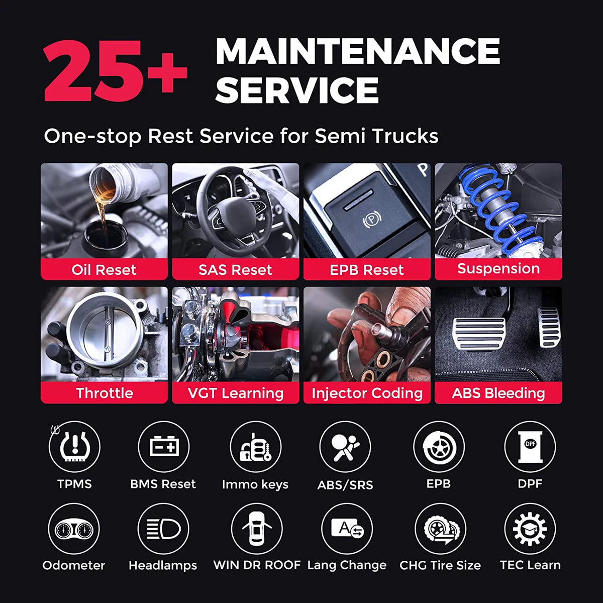 Heavy Duty Car Diagnostic Scan Tool with ECU Programming E868