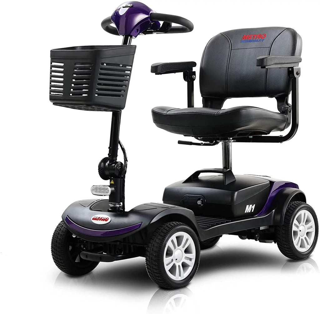 Folding 4 Wheel Scooter Purple U191801