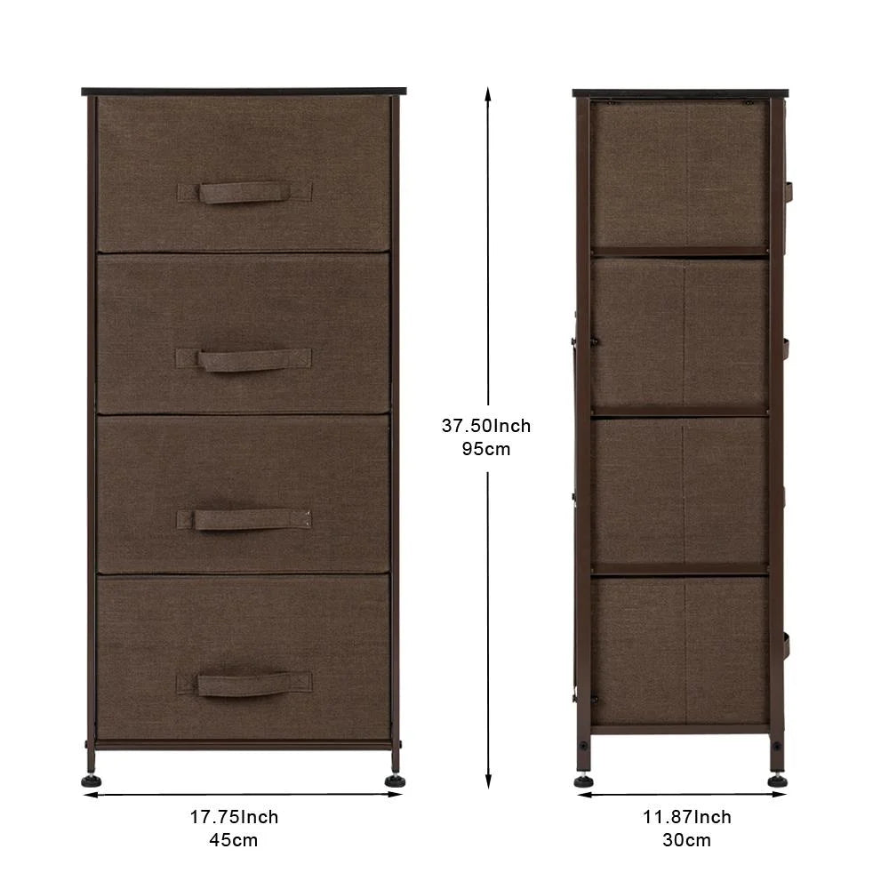 4 Drawer Fabric Storage Dresser K60016