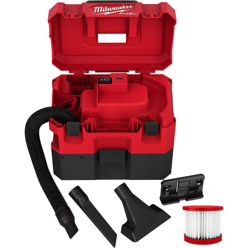 12-Volt Cordless Wet/Dry Vacuum and Impact Driver with Battery and Charger R581293