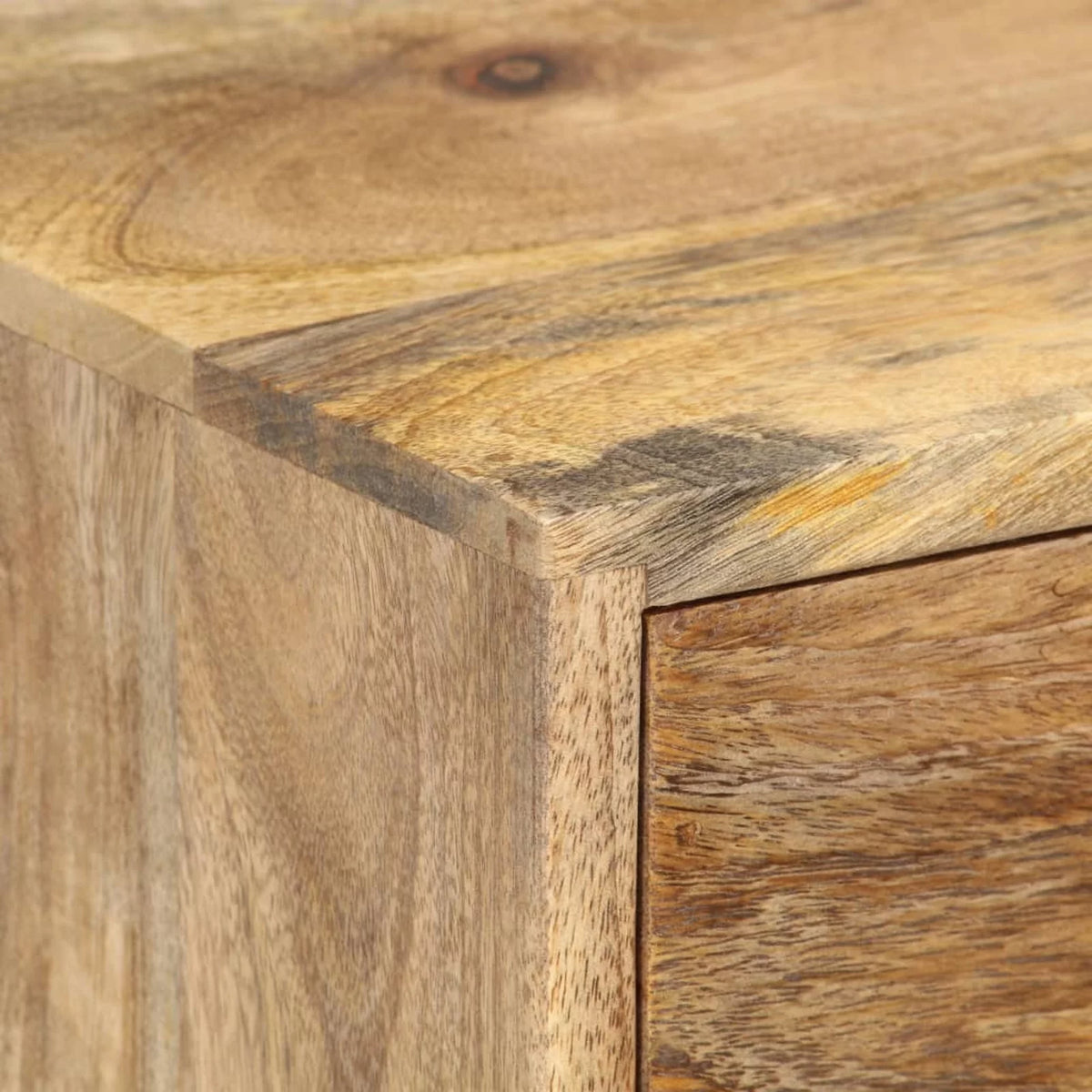 Bedside Cabinet Solid Mango Wood O315