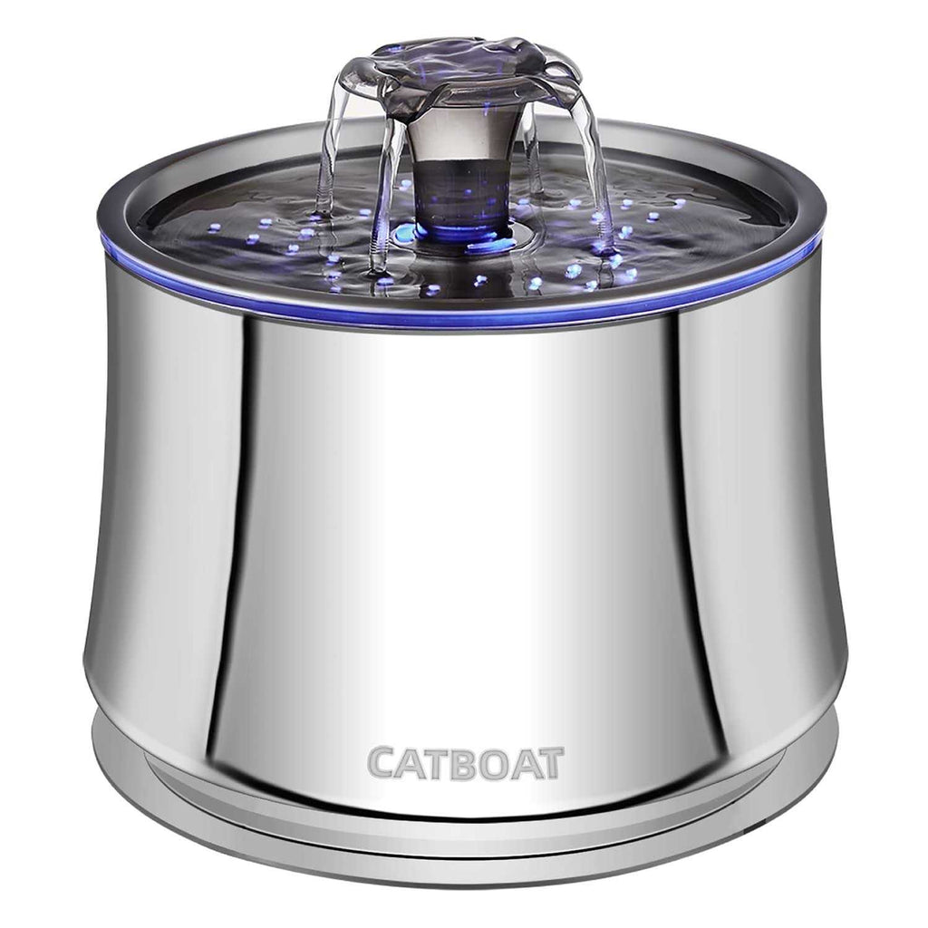 Stainless Steel 2.5L Cat Water Fountain Z271