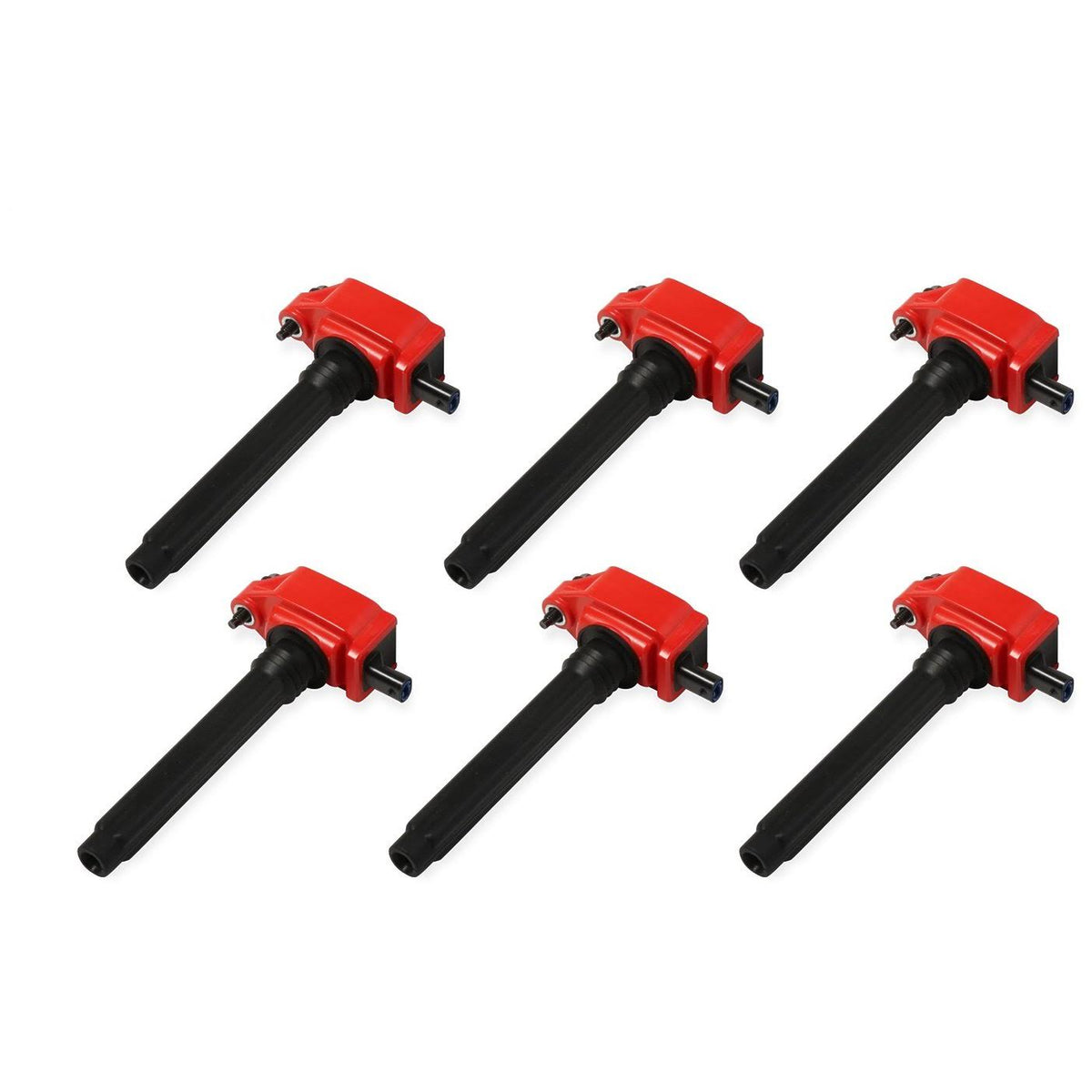 Black/Red Ignition Coil 6 Pack W76771