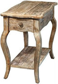 Reclaimed Wood End Table with 1 Drawer Y5478